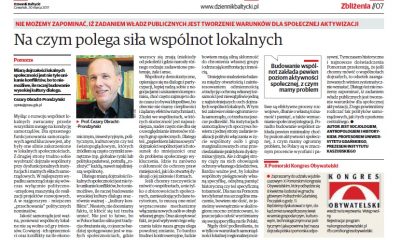 C. Obracht-Prondzyński, Dziennik Bałtycki