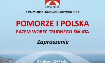 Zaproszenie na X Pomorski Kongres Obywatelski
