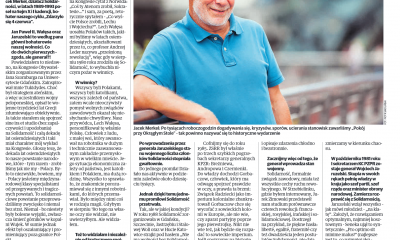 Jacek Merkel w Dzienniku Bałtyckim