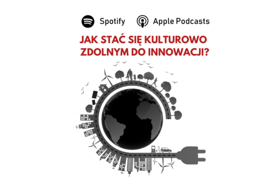 Kula ziemska otoczona kablem z wtyczką, z kabla "wyrastają" wiatraki i miasta.