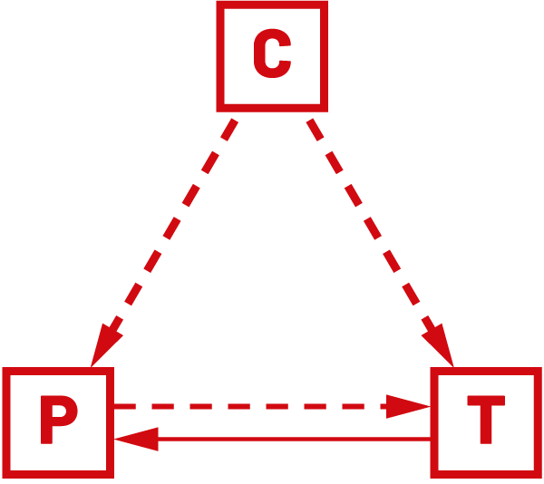 Ilustracja przedstawiająca relacje w&nbsp;trójkącie centrum – układ działowo-gałęziowy (sektorowy, przedsiębiorstw) – układ regionalny (terytorialny) w systemie samorządowym z&nbsp;gospodarką rynkową. Szczegółowy opis w tekście głównym.