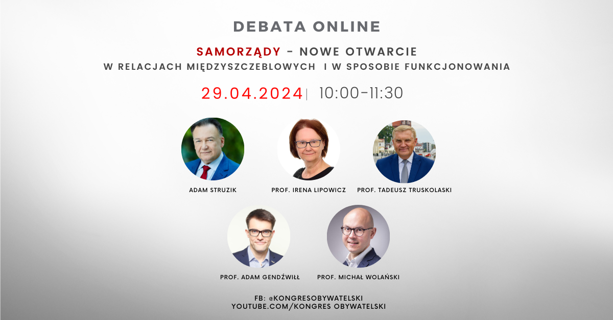 Nowe otwarcie w samorządach | debata online