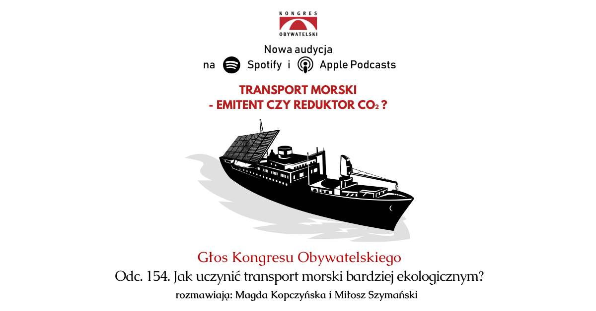 #154 Jak uczynić transport morski bardziej ekologicznym?